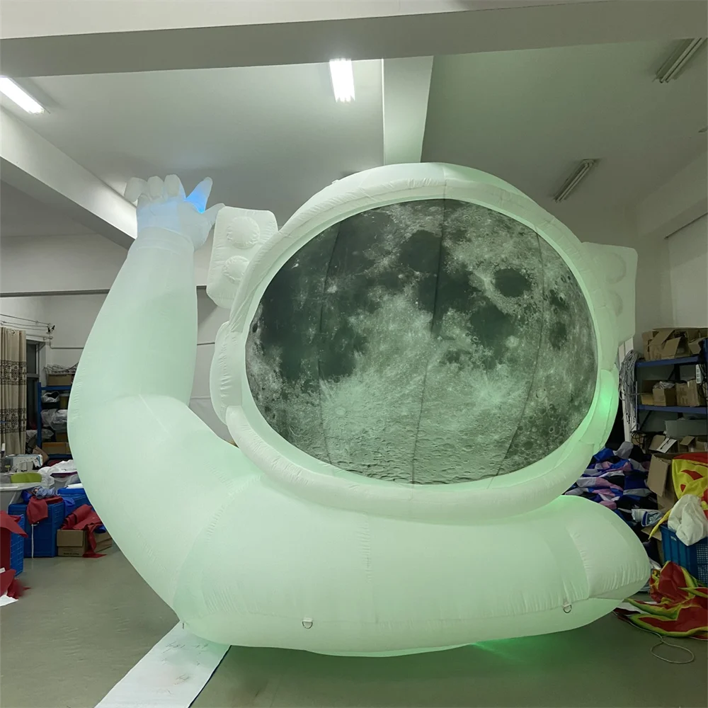 LED Inflatable Astronaut Spaceman Air Model with Blower for Stage Advertising Party Festival Event Decoration