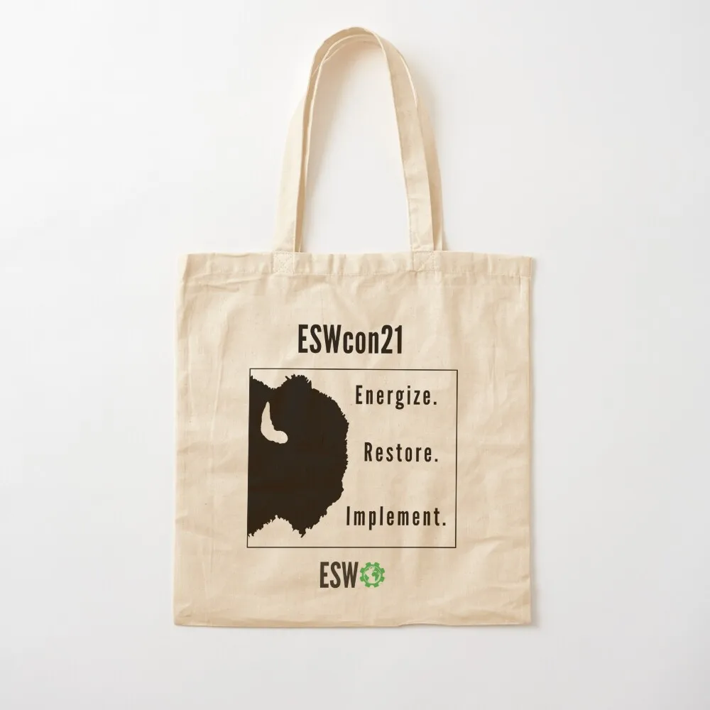 Buffalo Head 2 ESWcon21 Tote Bag Women's bags tote bag woman tote bag custom Woman shopper