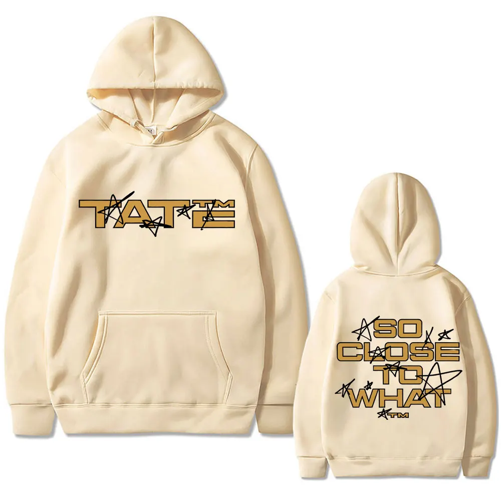 Singer Tate Mcrae Album So Close To What 2025 World Tour Hoodies Men Women Fashion Vintage Trend Sweatshirt Oversized Pullover