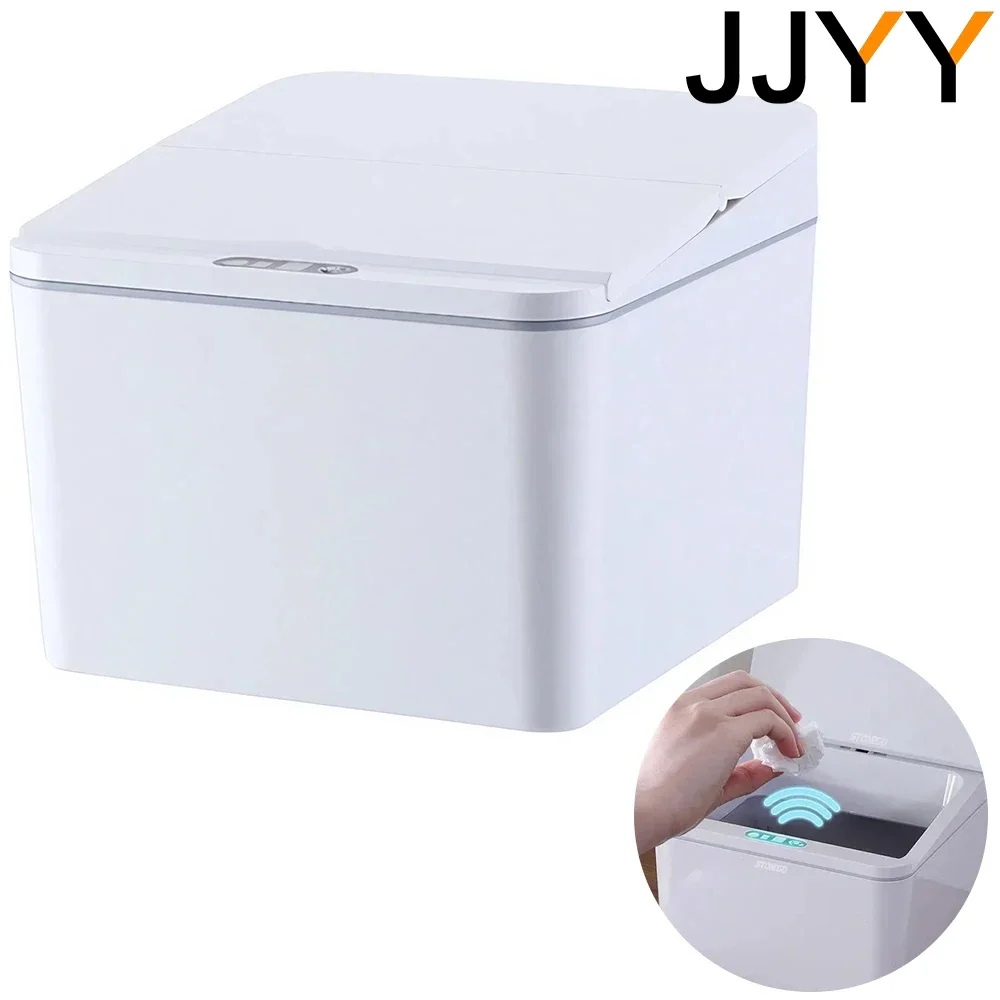 

Intelligent Sensor Organizer Desktop Intelligent Contactless Auto Open Trash Can 4L/6L Optional Car Office Home Essentials