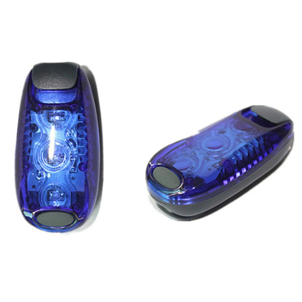 

4pcs Safety LED Light for Dogs Kids Boats Flashing/Warning Strobe High Visibility Clip Light for Running Walking Jogging (Blue &
