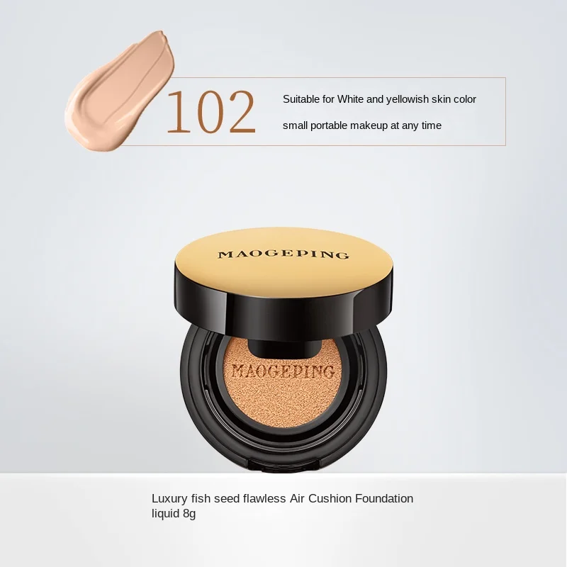 Luxury Caviar Flawless Cushion Liquid Foundation Set Concealer and Moisturizer Skin Care Lasting