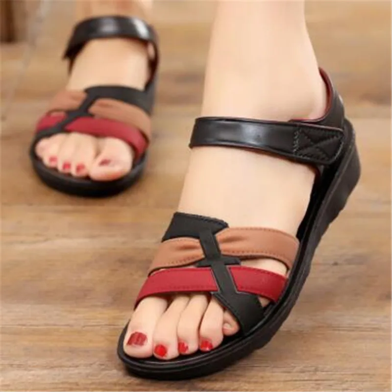 

women wedges sandals peep toe beach outdoor comfortable casual strap gladiator sandals party work office ladies shoes