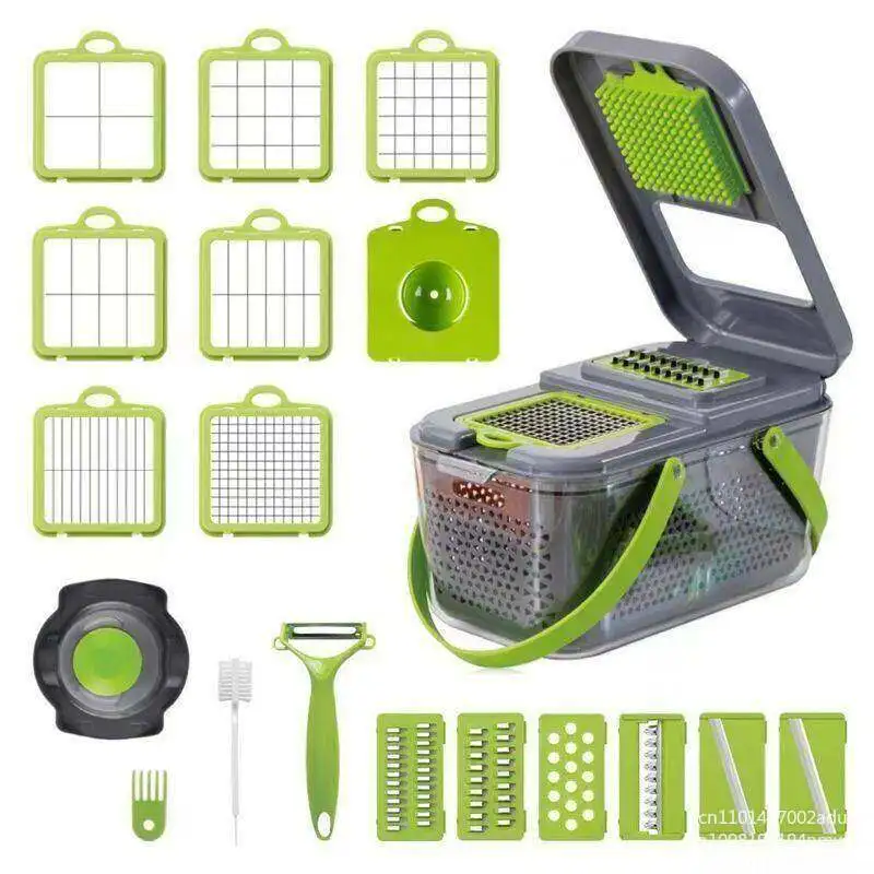 Multifunctional Vegetable Cutter for Home Kitchen Dice Potato Shredding Slicing Exclusive Stainless Steel Blade for Dicer