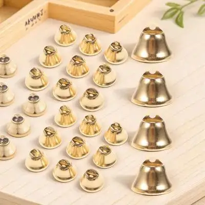 

100Pcs Mini Christmas Bells 25Mm Hanging Ornaments DIY Craft Pendants Christmas Party Decorations Tree Embellishments