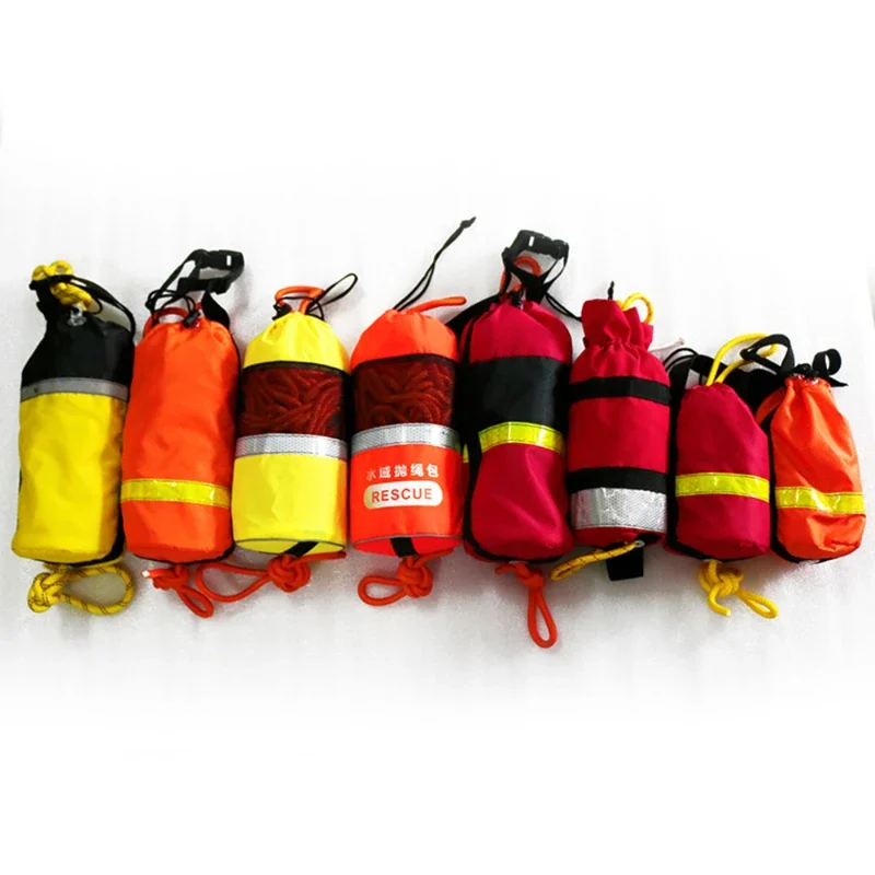 Throwing Rope Rescue Lifeguard Rescue Lifeline Water Floating Lifesaving Rope Bag Marine Life Rescue Throw Rope Custom Logo