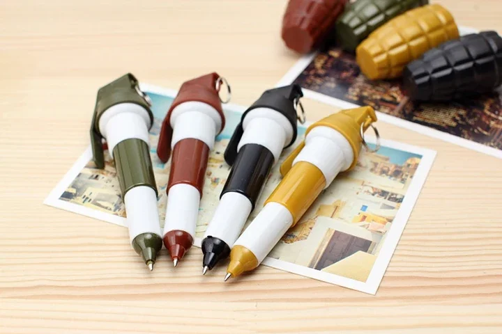 1Pcs Kreative Persönlichkeit Hand Granaten Form Kugelschreiber Kawaii Kind Kleine Geschenk Schreibwaren Schule Preis – Detail 6