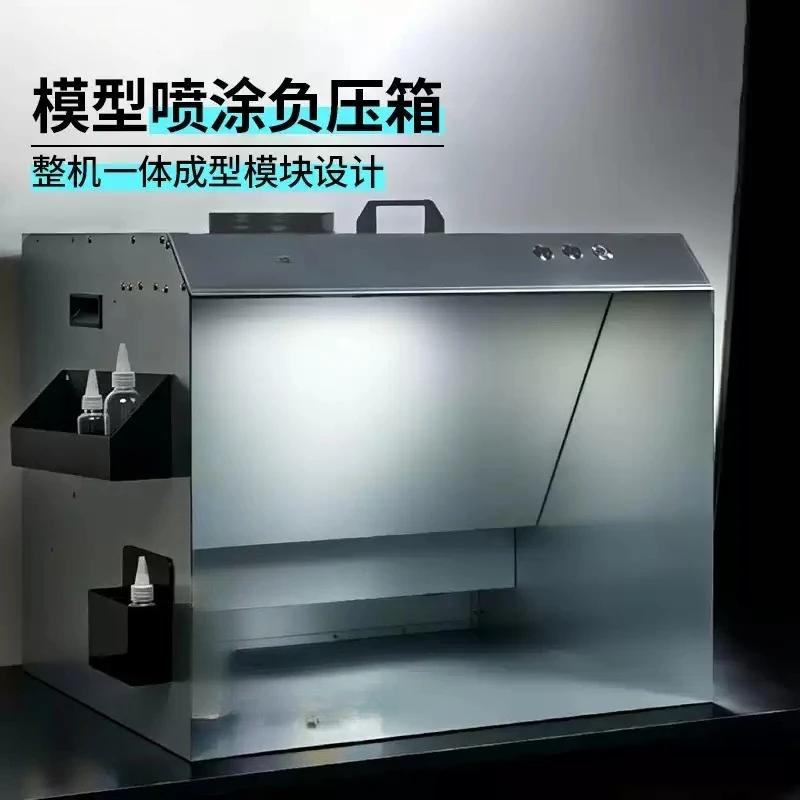 1pcs Negative Pressure Spraying Box Exhaust Air Negative Pressure Model Spray Exhaust Air Model Worktable Spraying Box