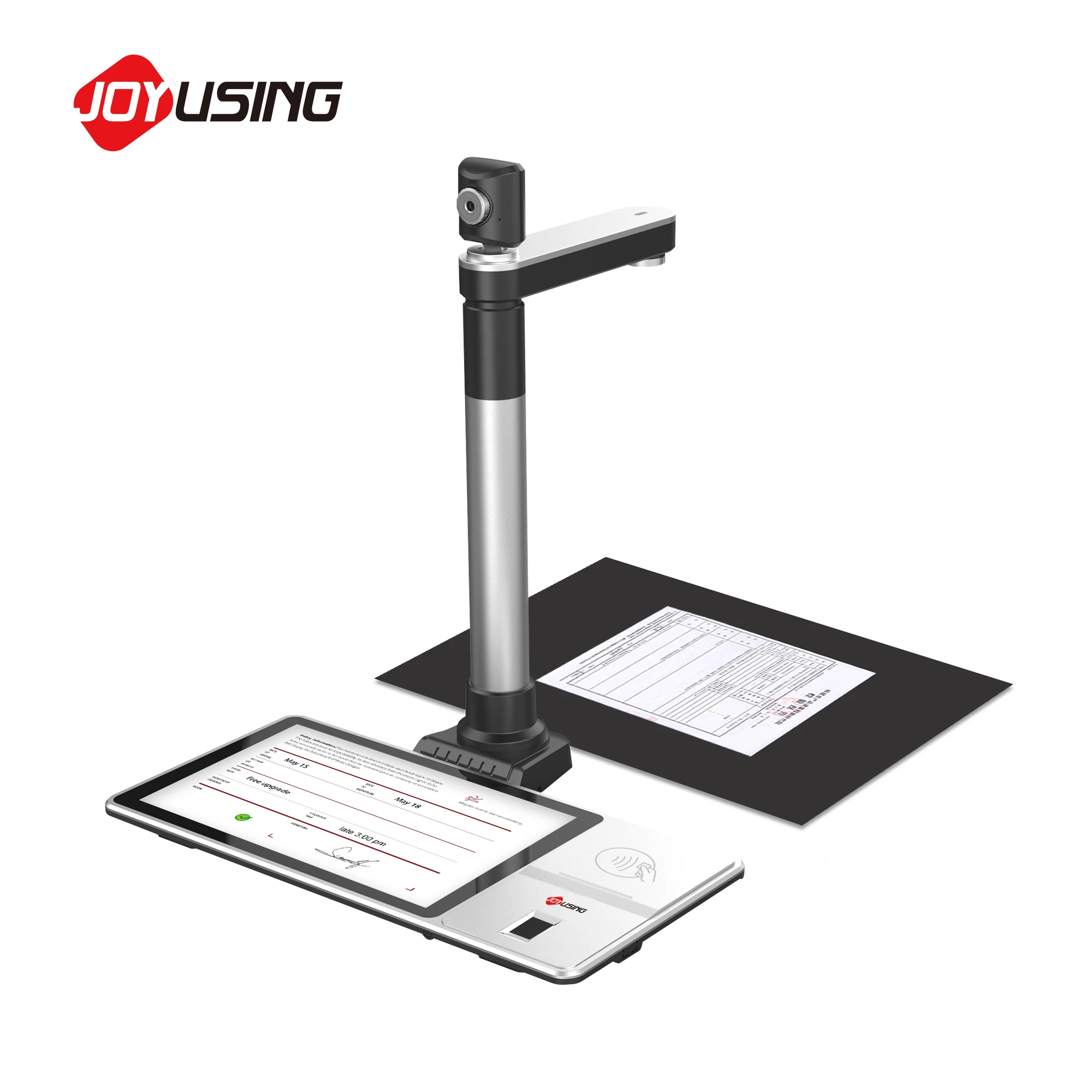 Graphics Drawing Tablet 10 Inch Signature Pad with Pressure Sensitivity Tilt Support Passive Pen with Large Screen