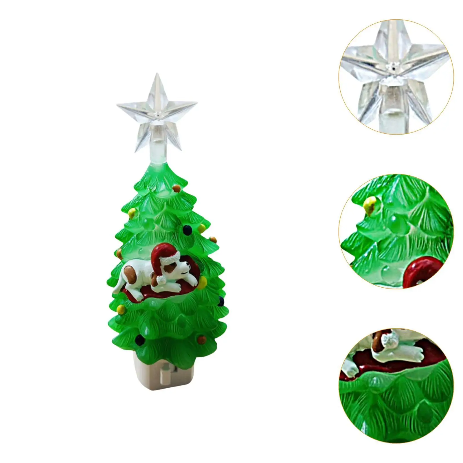 Night Light Plug in Small Christmas Nightlight for Stairs Kitchen Decorating