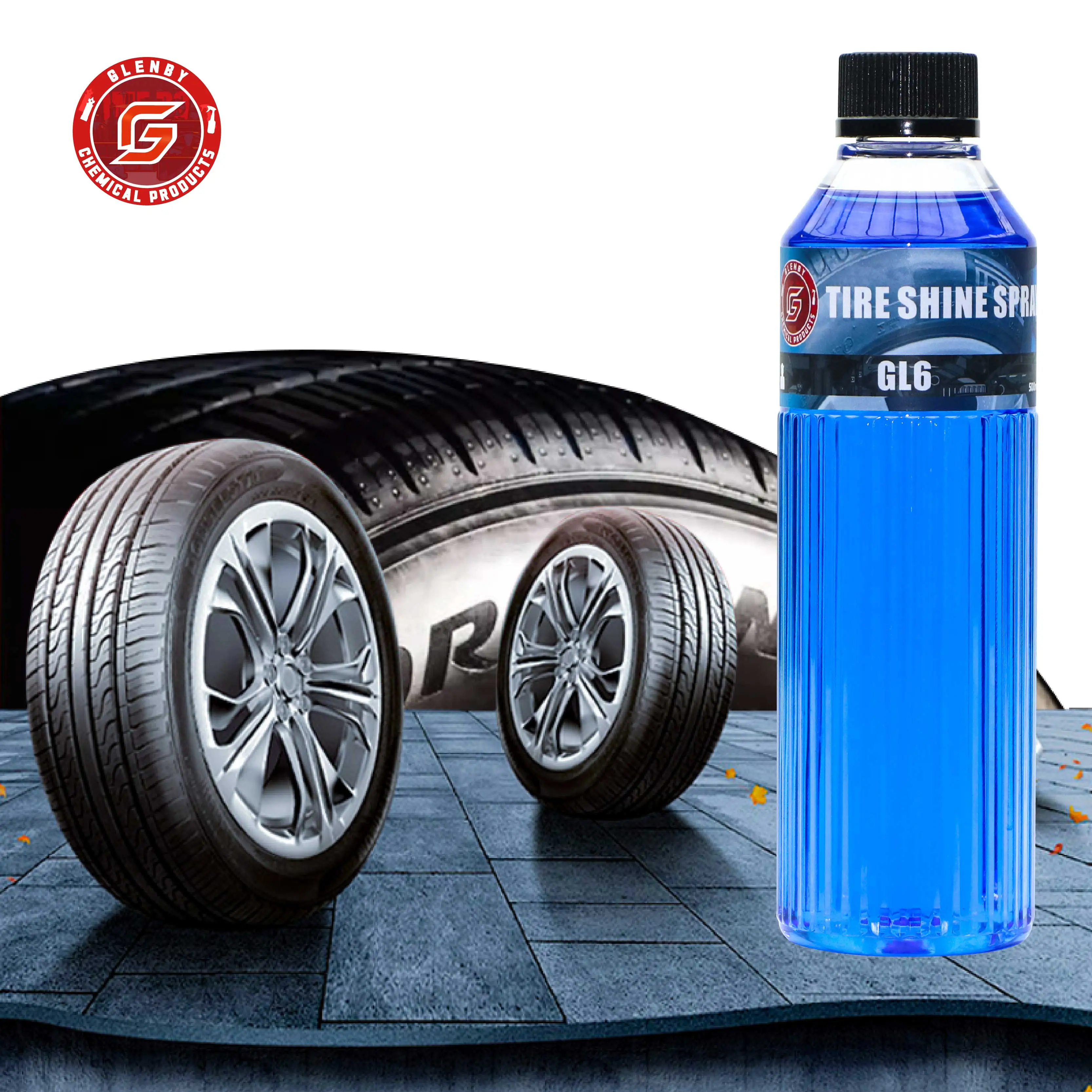 500 ml Black Wet Look Tire Shine Dressing,for a Whole New Level of Shine and Depth of Black,Safe for Cars,Trucks,Motorcycles,RVs