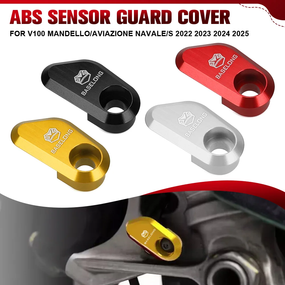 

Motorcycle Front Wheel ABS Sensor Covers Guard Protection For Moto Guzzi V100 Mandello/Aviazione Navale/S 2022 2023 2024 2025