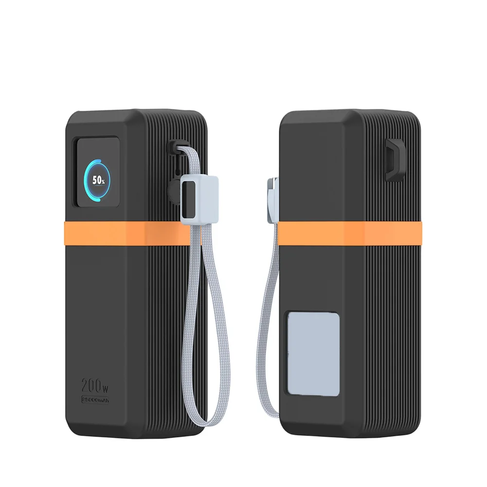 Non-Slip Silicone Enclosure for UGREEN 200W Power Bank 25000mAh with Precision Fit and Full Button Accessibility