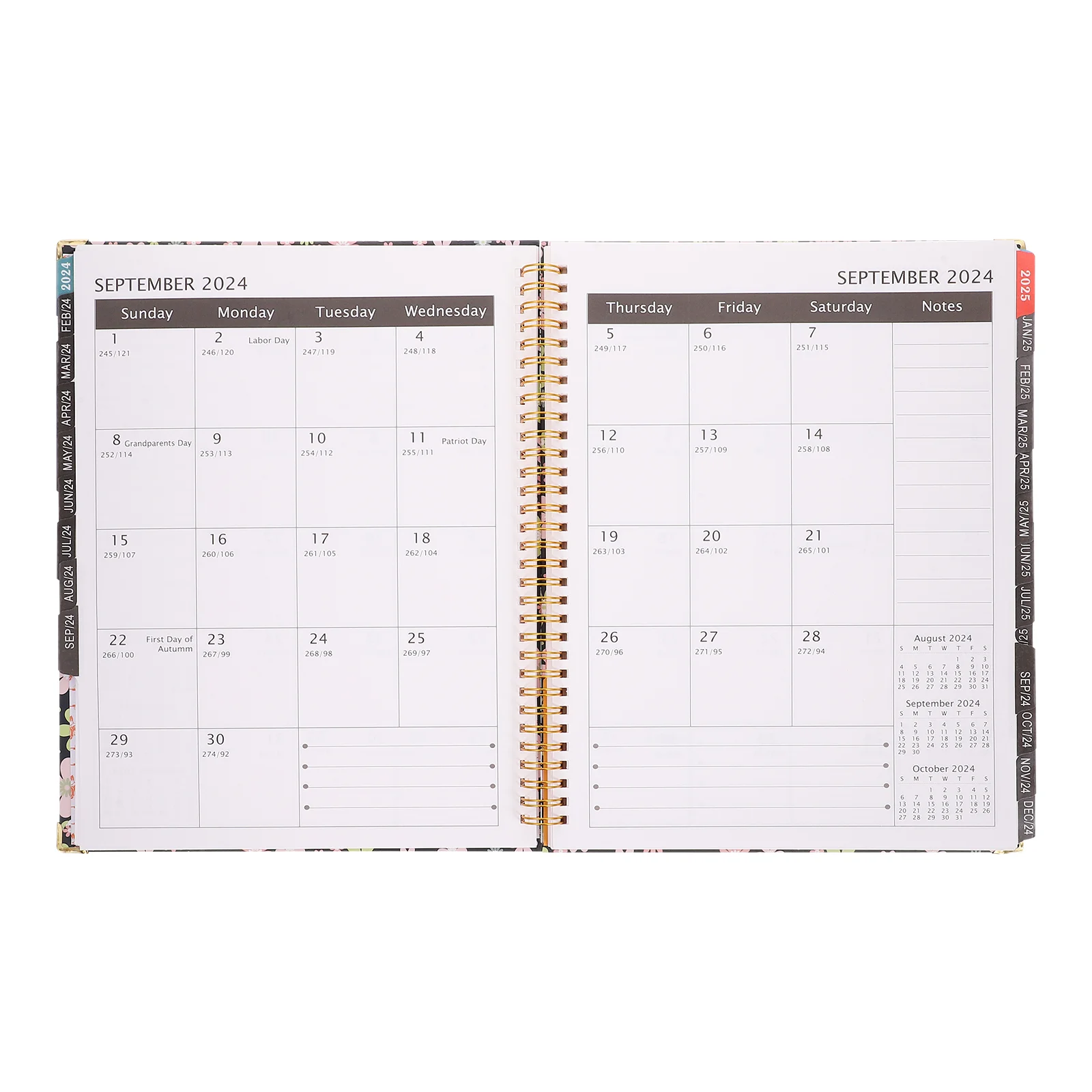 2024 Agenda Book Notebook for 2024-2026 Calendar Decorate Convenient Academic Planner Paper Monthly Student Office