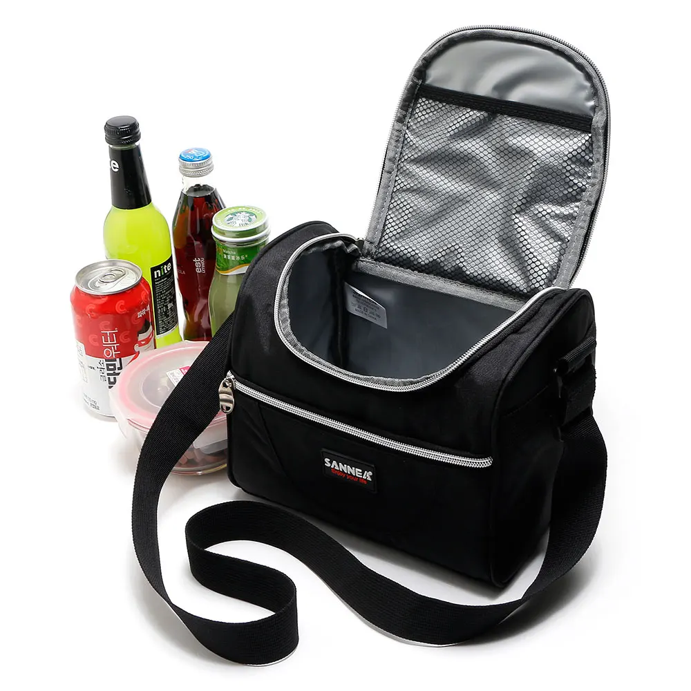 SANNE 5L Thermo Lunch Bag Waterproof Cooler Bag Insulated Lunch Box Thermal Lunch Bag for Kids Picnic Bag