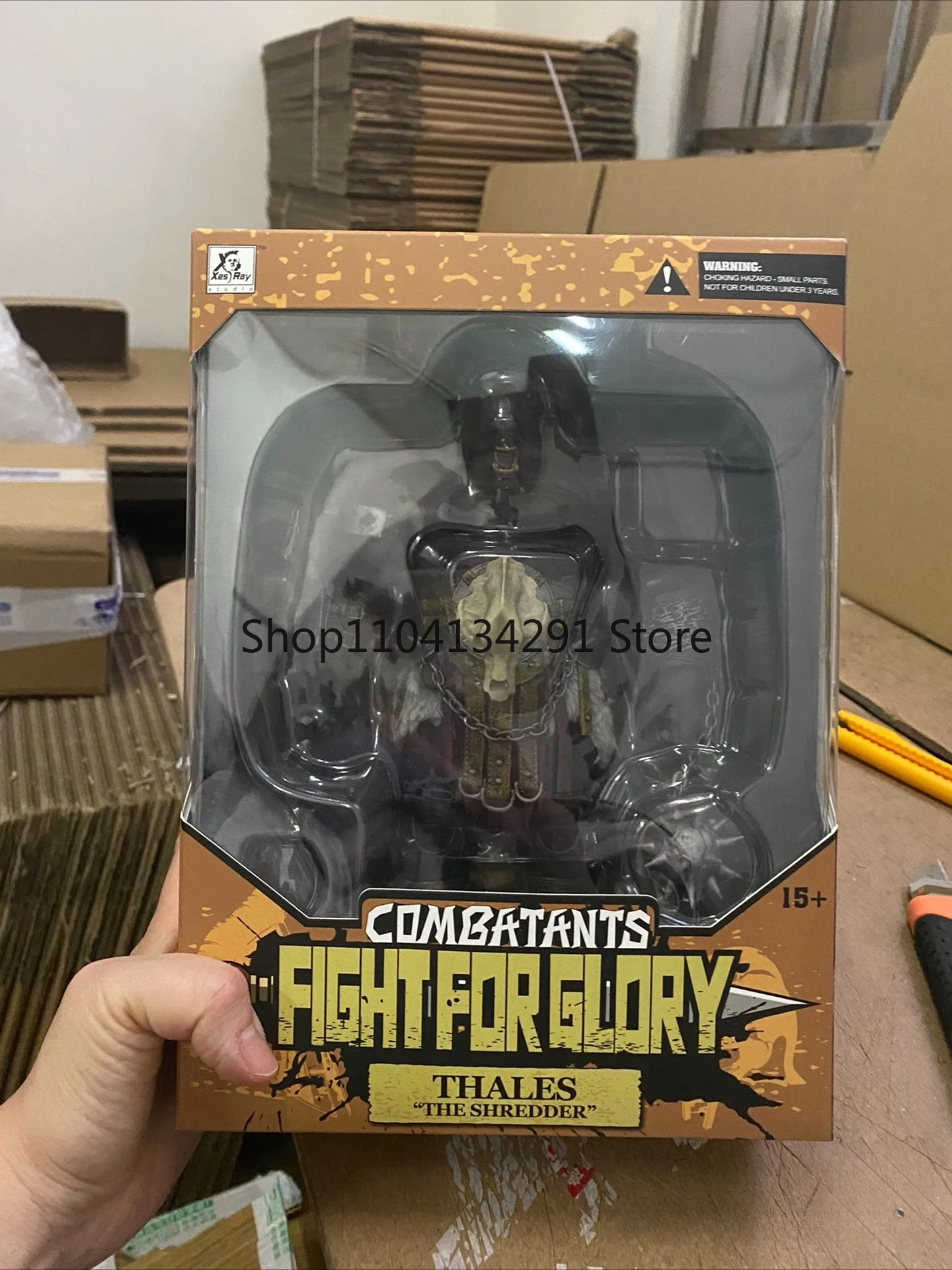 Original XESRAY Glory Battle 4th Wave Minotaur Cassos Thales 1/12 Scale Action Figure Anime Model Toy Birthday Gift