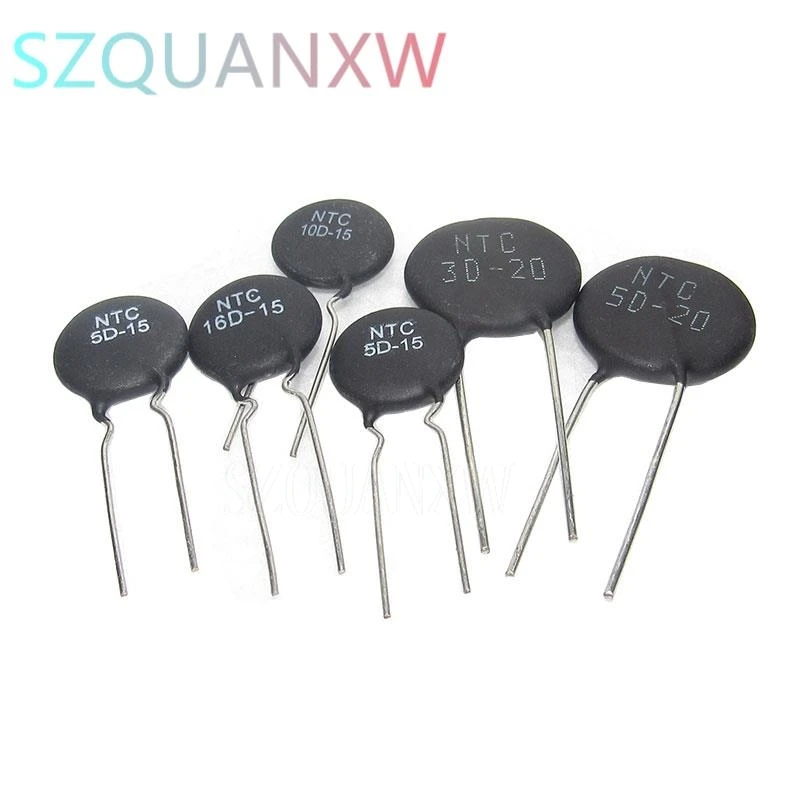 10pcs Thermal Resistor Thermistor NTC 10D-15 10D-13 10D-11 10D-9 10D-7 10D-5 8D-20 8D-7 8D-11 5D-20 5D-9 5D-7 5D-5 3D-20 47D-15