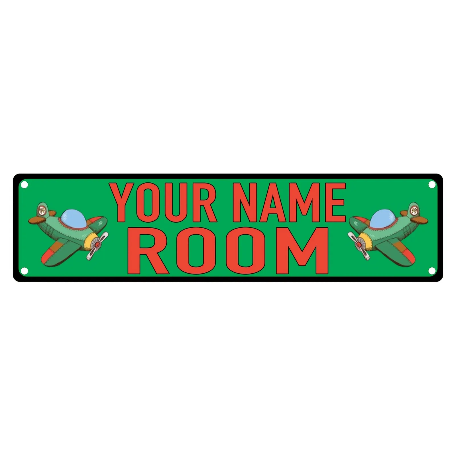 1pc Personalized Vintage Aluminum Room Sign, Custom Name Door Plate for Boys Girls Bedroom Decor, Universal Festival Decor