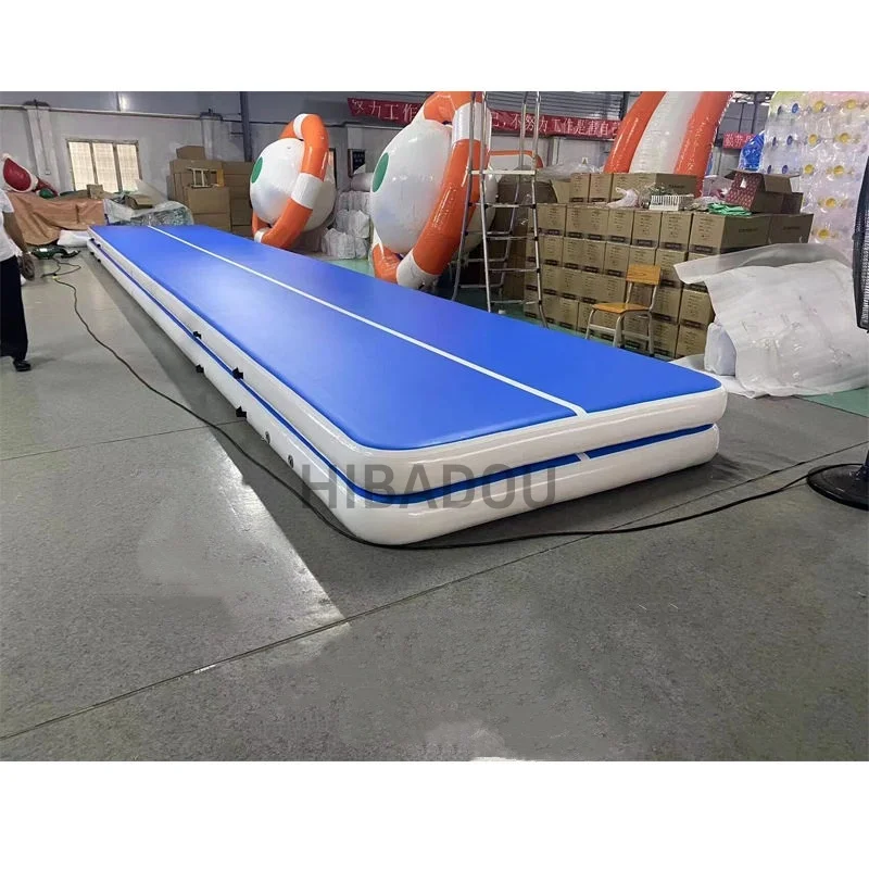 15x2x0.2m インフレータブルエア体操マット トレーニングマット エアフロアマット 体操エアトラック 1200wポンプ付き