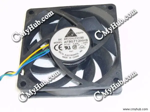 For Delta Electronics AFB0712HHB 4H69 DC12V 0.45A 7015 7CM 70mm 70x70x15mm 4Pin 4Wire Cooling Fan AFB0712HHB -4H69 4H69