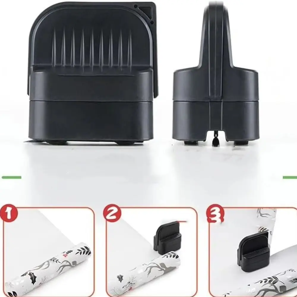 Резак для упаковки, резак для упаковочной бумаги, нескользящий, безопасный, универсальный инструмент для резки рулонов, стабильный компактный резак для подарочной упаковки