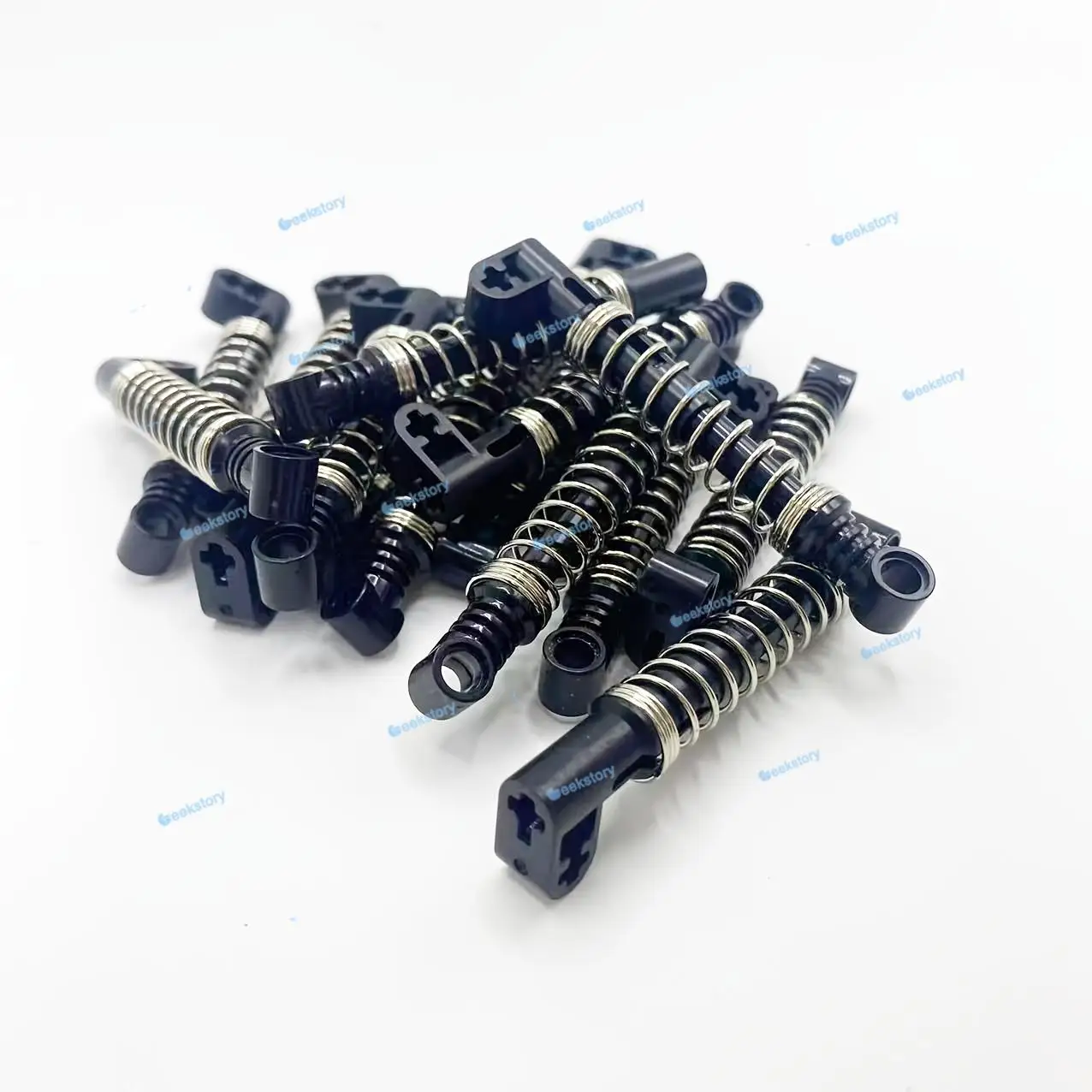 4PCS/8PCS/20PCS 9,5 L Weiche Frühling Schock-absorbieren Arm Technologie Bausteine Teile 18404 montiert MOC Ziegel Spielzeug Zubehör