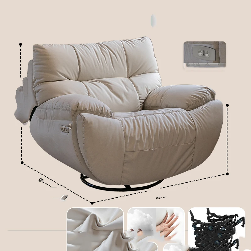 Electric Sofa Furniture Living Room Multifunctional Relaxing Single Armchair Technological Comfortable Sofas Muebles Theater