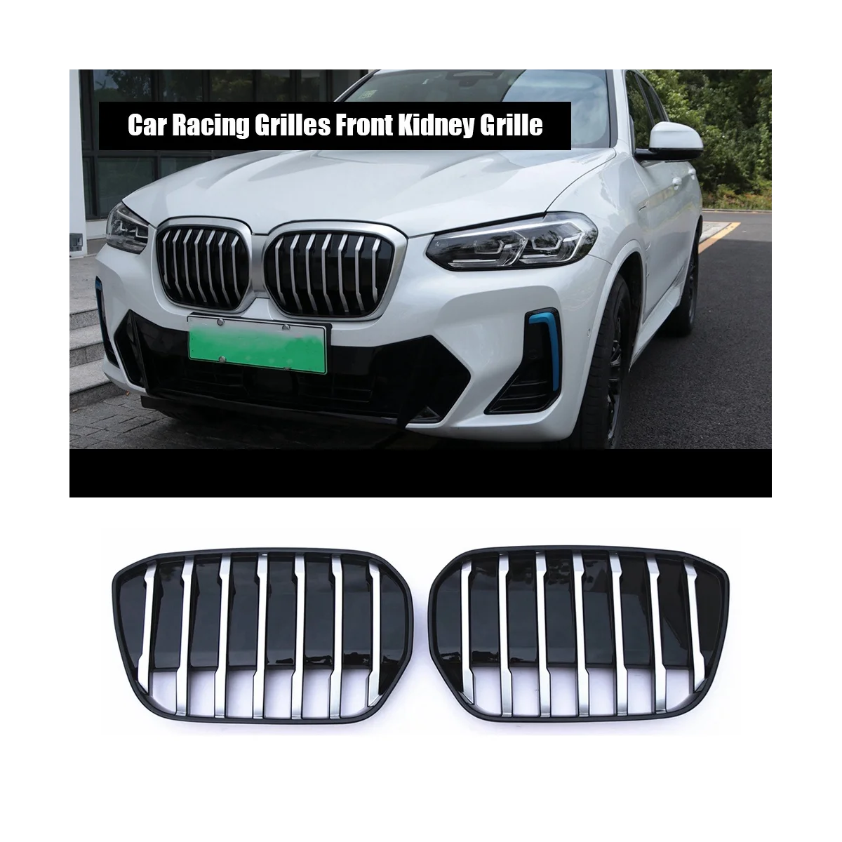 

2 шт., решетки для решетки радиатора BMW IX3 2022