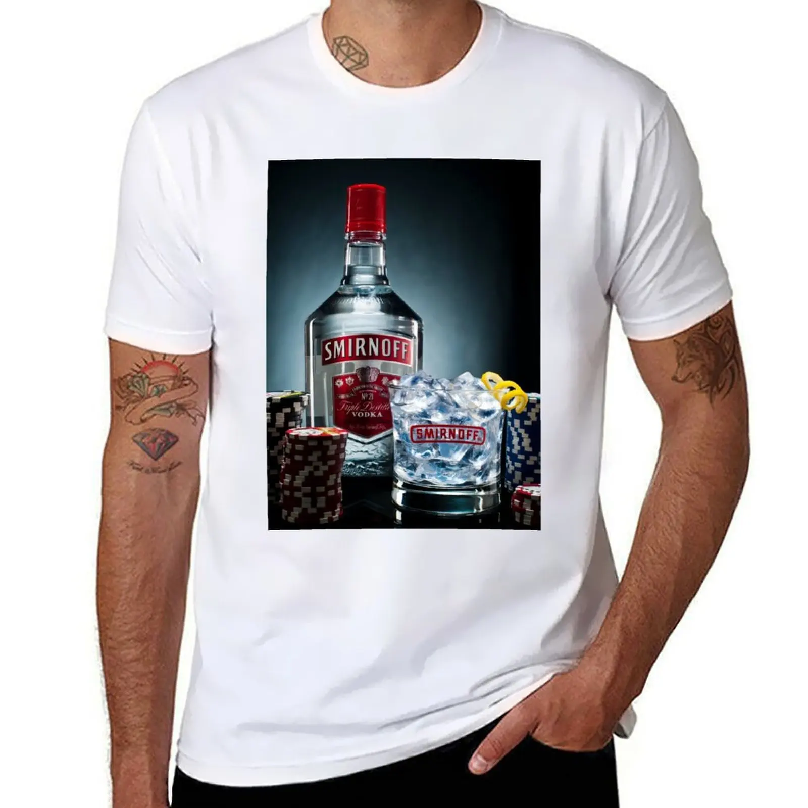 

Smirnoff Vodka T-Shirt t shirts for man slim fit man t shirts graphic T-Shirt