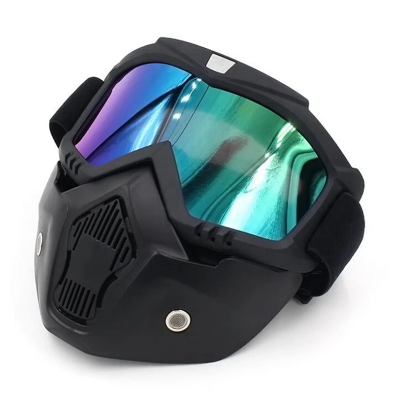 Tactical Airsoft Mask Detachable Goggles with Anti-fog Fan Paintball Protective Full Face Mask Shooting CS Goggles Masks