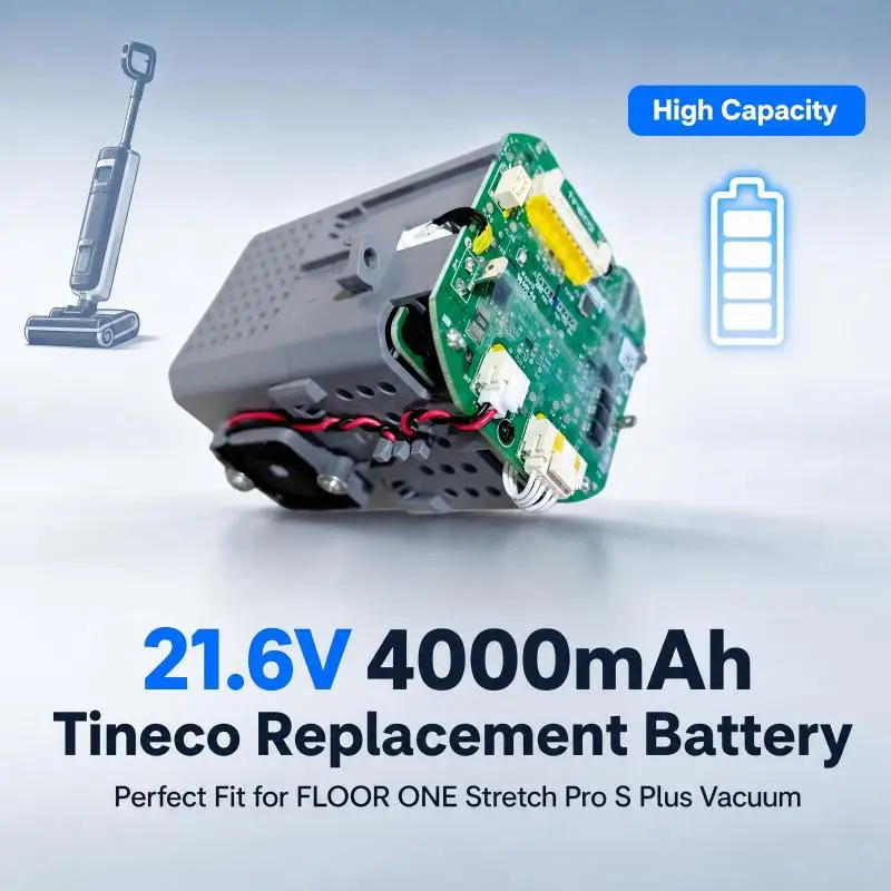CL2330‑6S1P 21.6V Rechargeable Replacement Battery Fit for TINECO FLOOR ONE Stretch Pro S Plus Cordless Wet Dry Vacuum Cleaner
