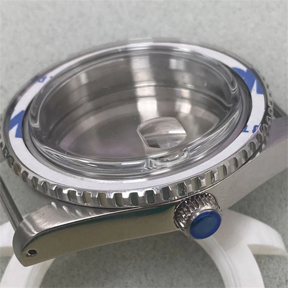 

40MM Watch Case Stainless Steel Case Shell Cover Ceramic Bezel Acrylic Glass Watch Accessories for NH35/NH36/4R Movement