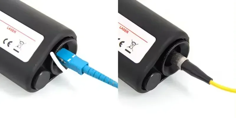 Handheld 400X Magnification Field Optical Fiber Scope for Inspection 1.25mm and 2.5mm Optical Connector