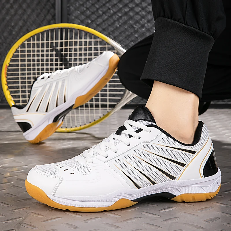 

Men's and women's badminton shoes breathable sneakers non-slip wear-resistant shock absorption table tennis shoes training shoes