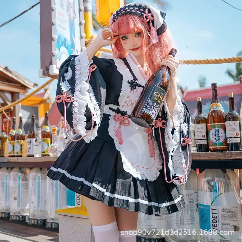 

Лолита дизайн поиск Sakuragi Lolita Подлинная ежедневная Милая фотоюбка полный комплект