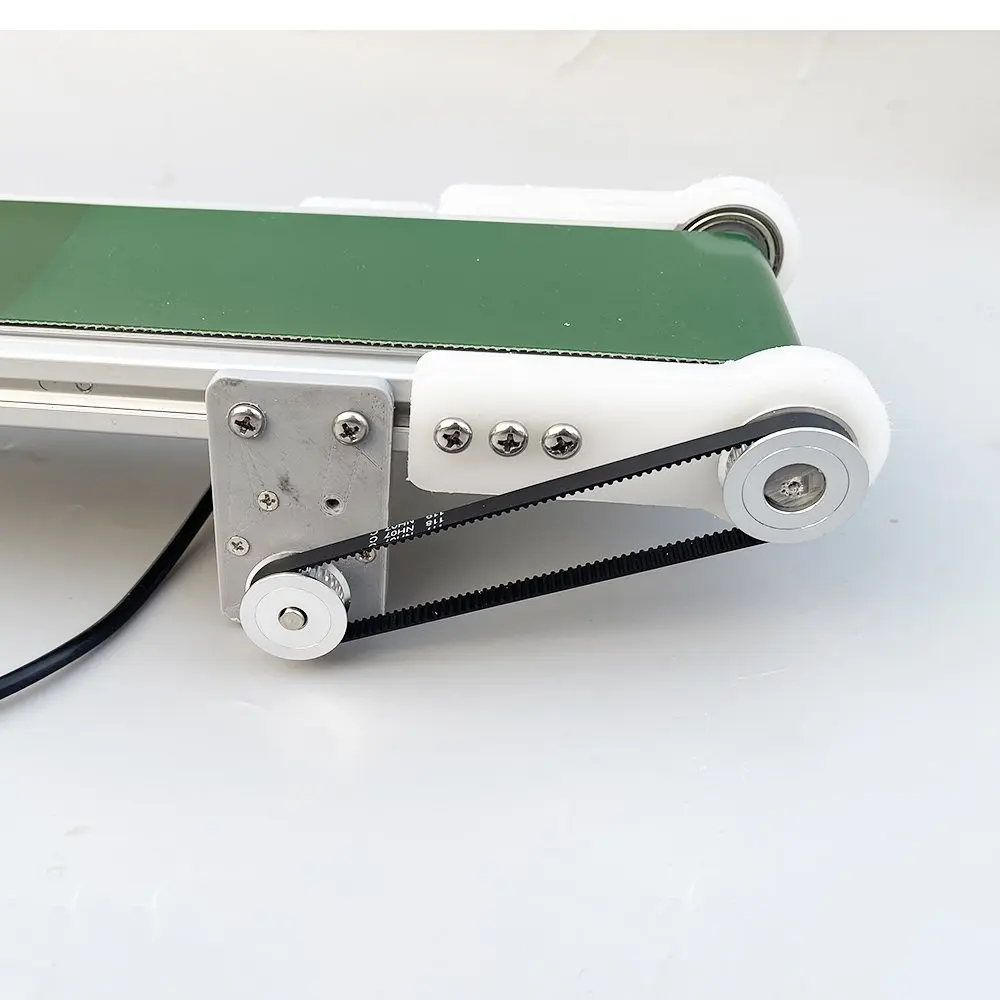 Bande transporteuse électrique avec avant et barrage, modèle d'ascenseur, expérience étudiante, friction pour le transport de bras robotisés, 10x50 cm, 100cm