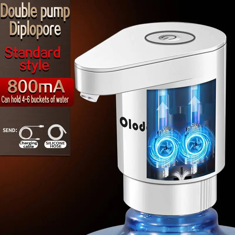 Electric Water Dispenser Pump for Bottled Water, Pure Water Dispenser, Mineral Water Pump, Automatic Water Suction and Dispensing Device