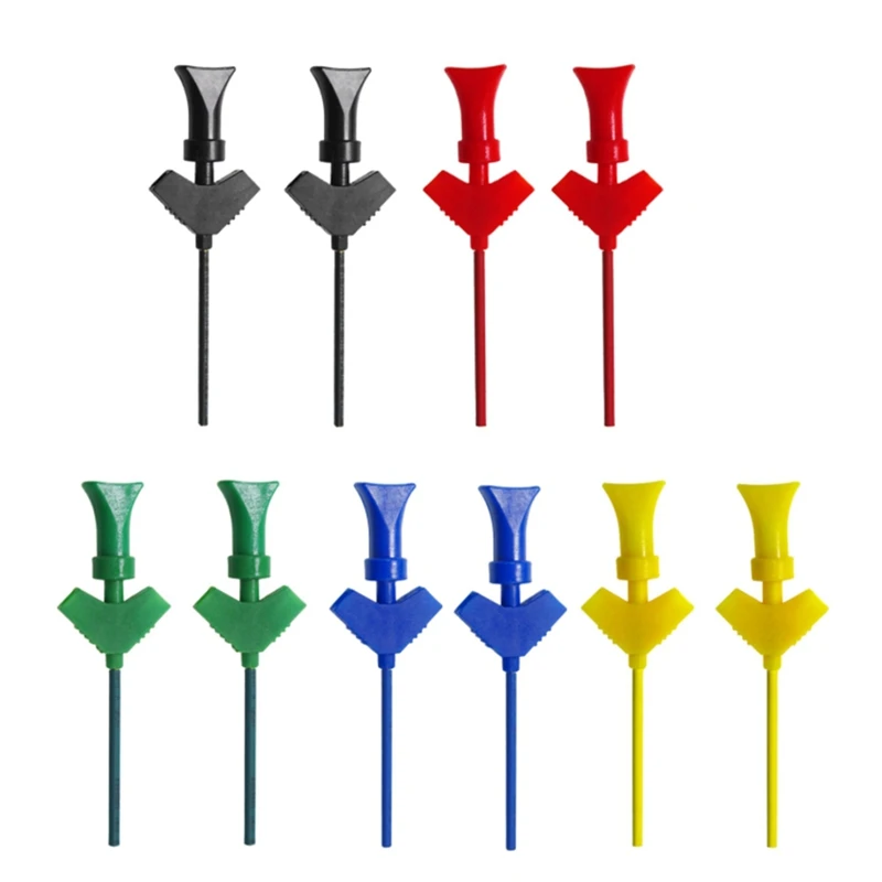 Mini SMD IC Test Hook Clip Jumper Test Probe Logic Analyzer Grabber Connect Dupont Test Lead Accessories