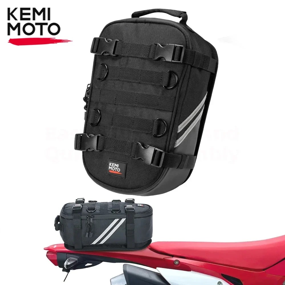 Motorcycle Dirt Bike Rear Fender Bag Universal Motorcycle Motocross Enduro Tool Fender Bag Motorcycle Rear Tail Bags Accessories