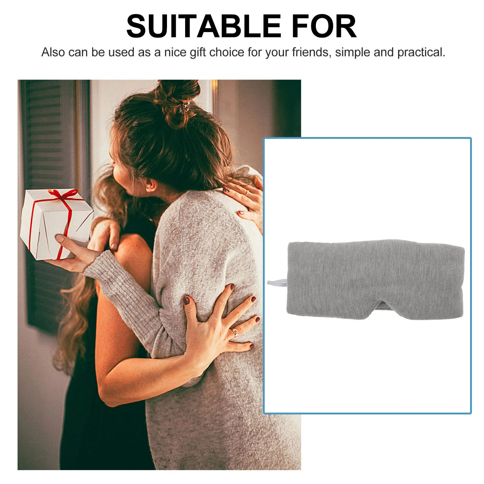 

1Pcs Large Eye Mask Supple Cotton Comfortable Sleep Blindfold for Hotels Travel Home Nap Sleeping Eye Cover Breathable Eyeshade