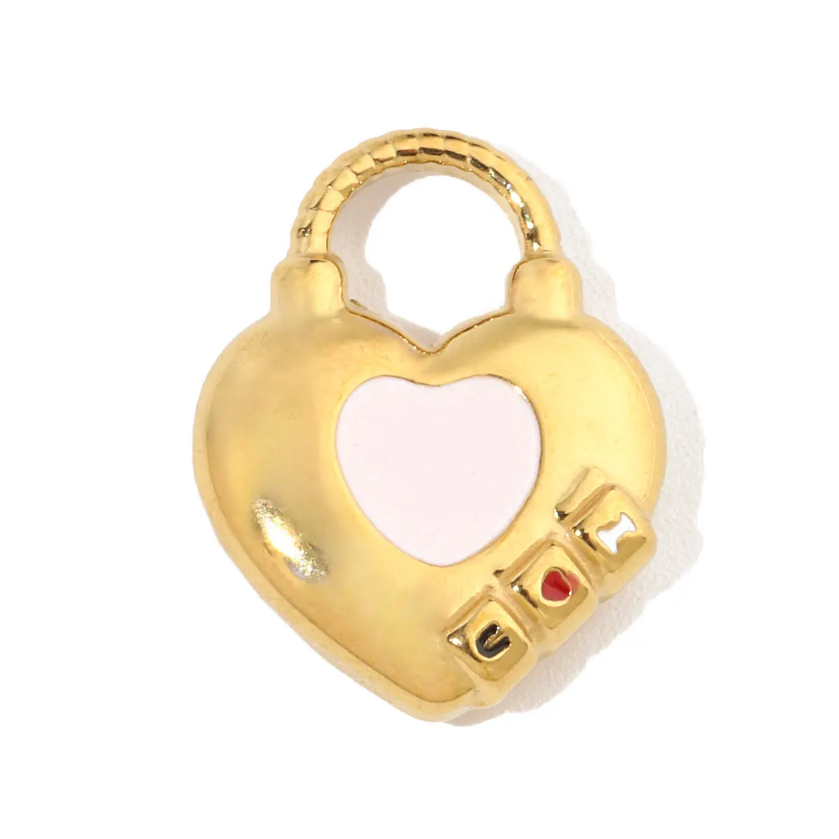 3pcs/Lot Stylish Heart Cross Stainless Steel Diy Charms Women Waterdrop Eye Earring Necklace Pendant Shell Jewelry
