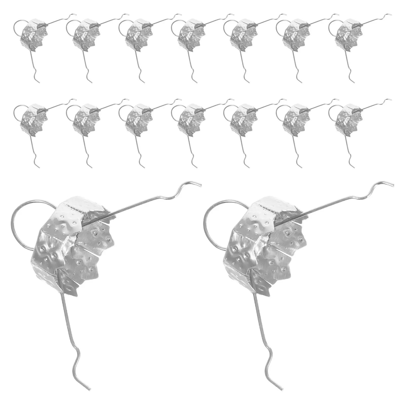 

100Pcs Christmas Ornament Caps Plastic Bauble Tops for Elegant Tree Decorations Round Christmas Ornament Caps