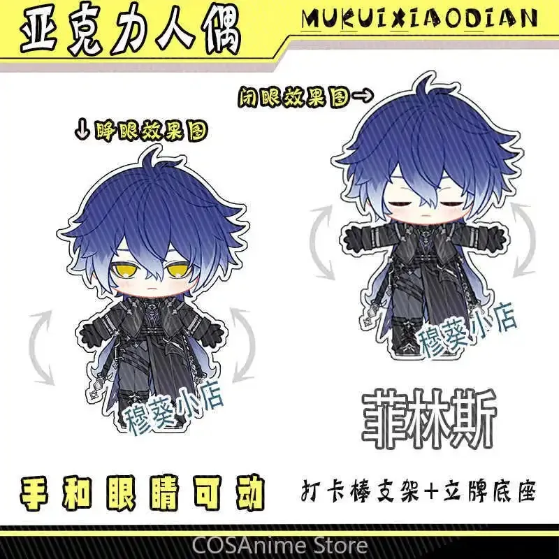 

Genshin Impact Kinich Flins Columbina Furina Wriothesley аниме косплей акриловая фигурка Maumet подставка для глаз ручная кукла подарок