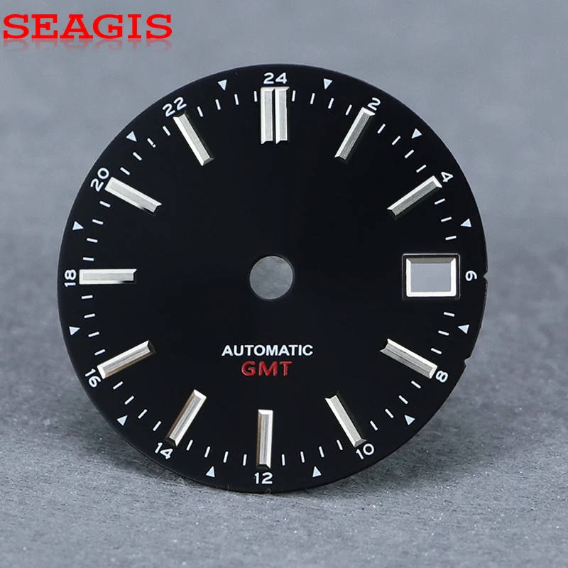 High quality 28.5mm dial  Sunburst DialGS MOD for NH34  movement  NO lume