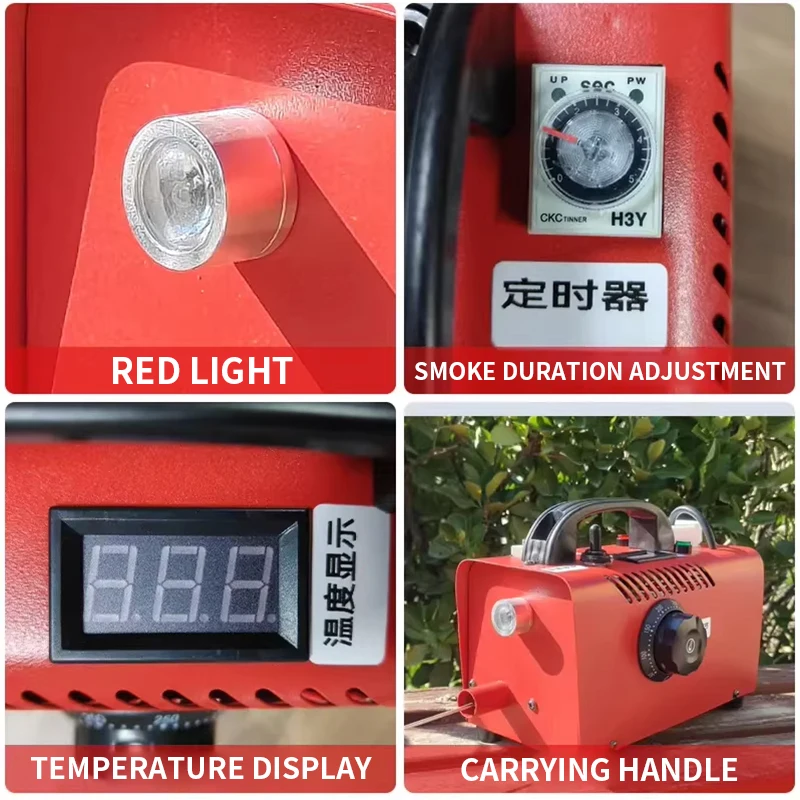 

Varroa Mite Fogger, 12V Bee Mite Eliminator, Electric Fumigator, Professional Beekeeping Mite Fogger, Portable Fogger