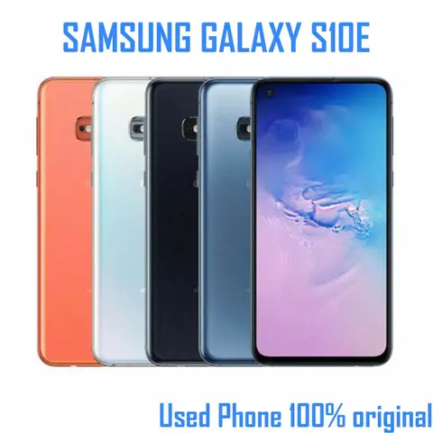 Samsung Galaxy S10e 4G NFC LTE Mobile Phone G970U1/G970F/G970FD 6GB RAM 128GB ROM Octa Core Original Unlocked Smart Phone