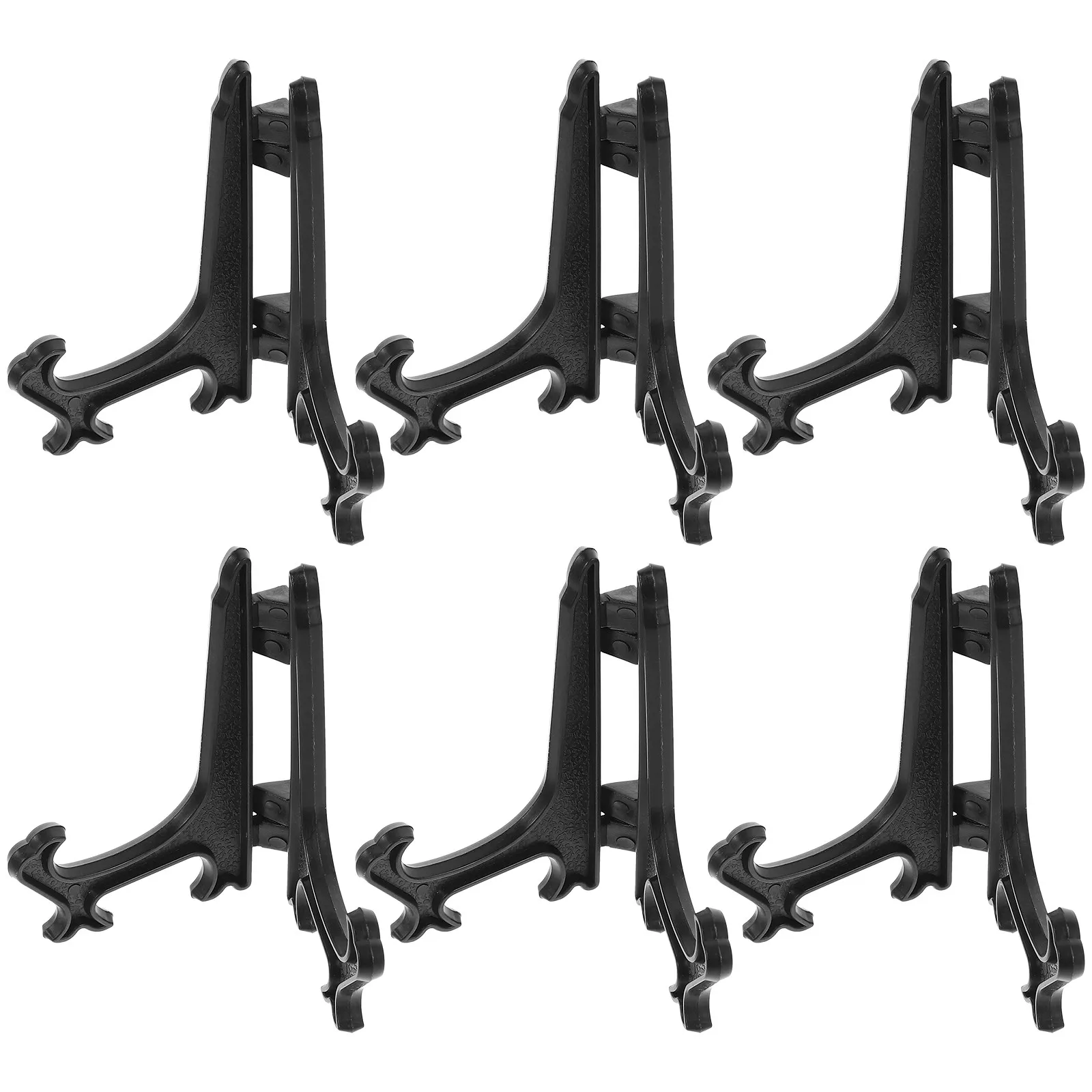 6Pcs Space Saving Acrylic Coin Display Stand Mini Easel for Home Office Desktop Coins Medals Table Cards Collectibles Organizer