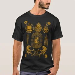 Sawadee Thai Traditional Sak Yant Muay Thai Twin Tigers T-Shirt 100% Cotton O-Neck Short Sleeve Casual Mens T-shirt Size S-3XL