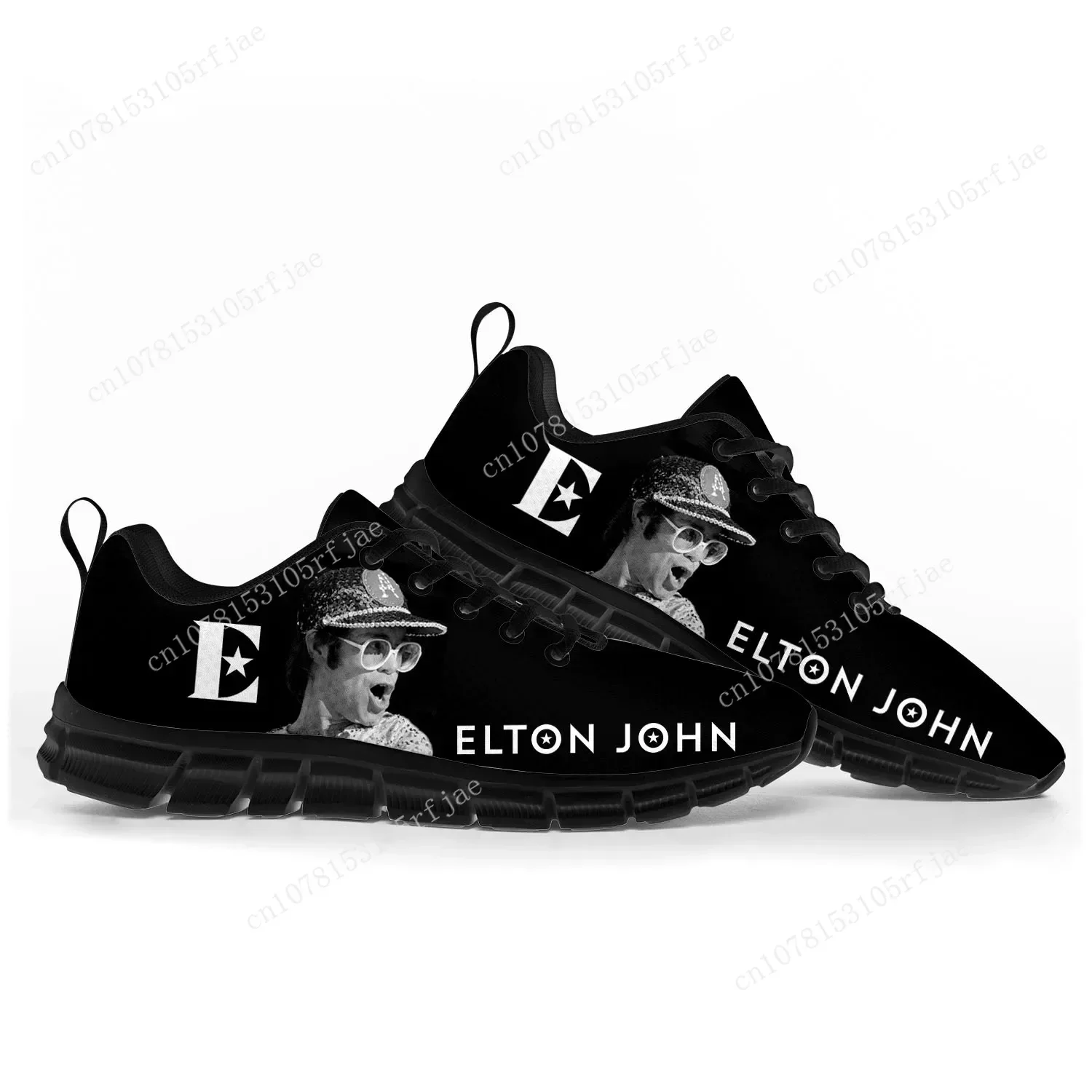 

Elton John Pop Rock Singer Sports Shoes Mens Womens Teenager Kids Children Sneakers Casual Custom High Quality Couple Shoes