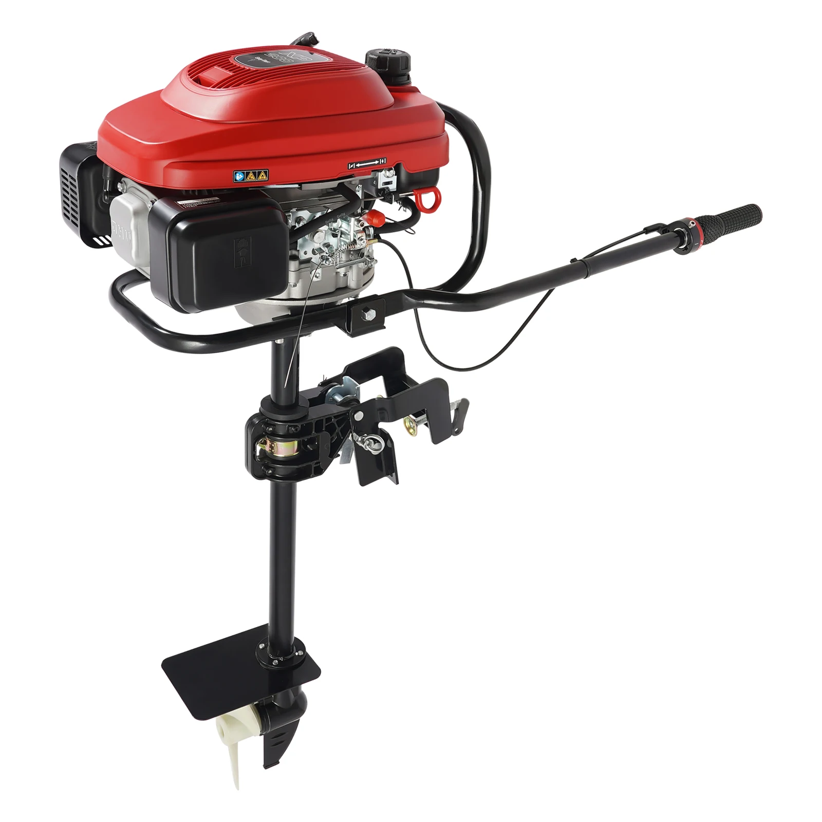 3.2KW 4 Stroke Outboard Motor Heavy Duty Boat Engine Air Cooling System